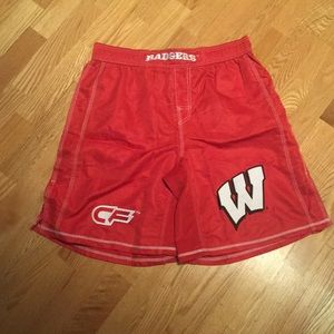NWOT Milkwaukee Badgers Cage Fighting/MMA shorts